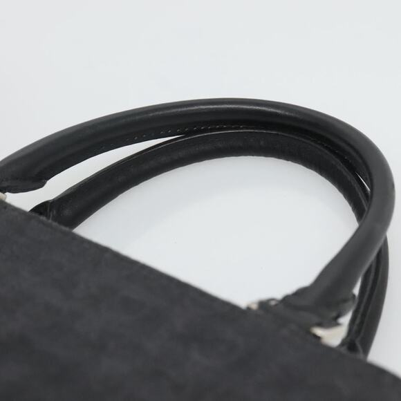 CELINE C Macadam Canvas Hand Bag Black - Picture 8 of 12